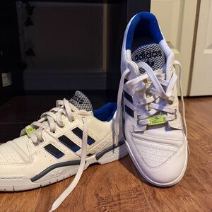 Adidas Blue and White Athletic Shoes